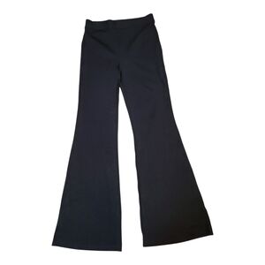 Z Supply Womens Black Smooth Sculpt Flare Pants - Size M